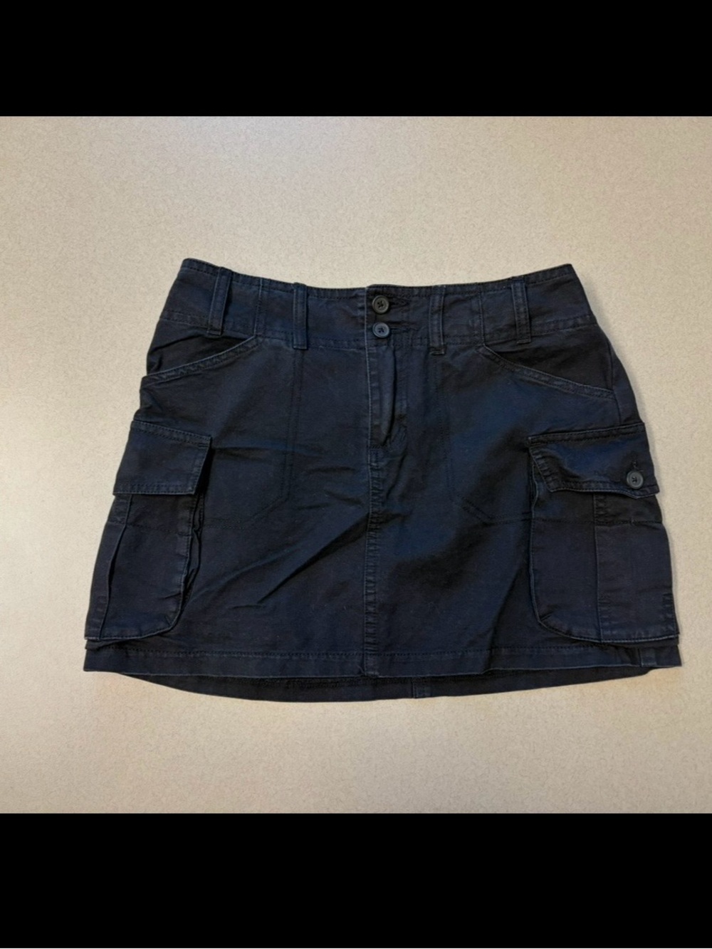 Brandy Melville Black Cargo Mini Skirt